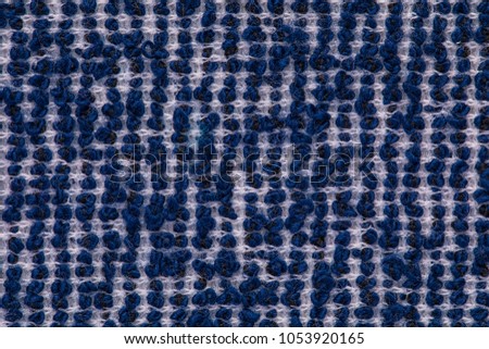 abstract patterned white&navy fabric.