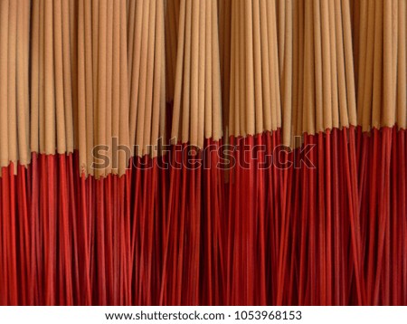 close up of Incense or joss stick