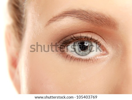 Woman's eye Royalty-Free Stock Photo #105403769