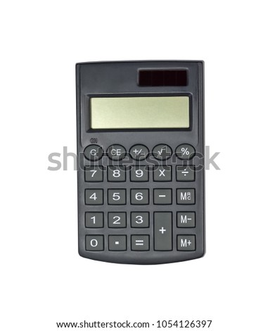calculator with an autonomous power supply from the solar battery 