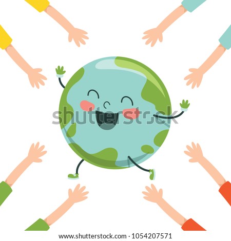 Vector Illustration Of Earth Day