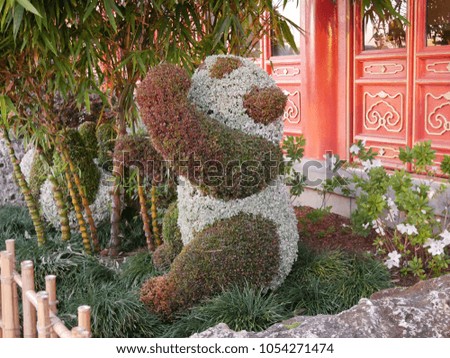 Panda Shaped Bush