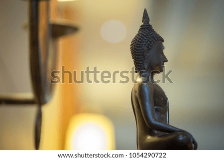Buddha statue brown color