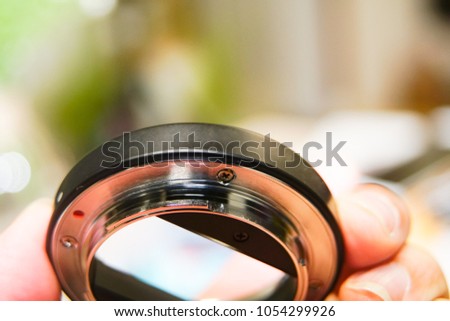 extender lens extended tube black color for 16 mm - closeup