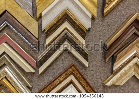Colored photo frames