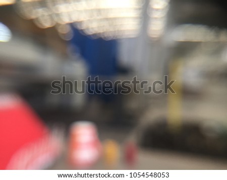 Blurry reflection of translucent object