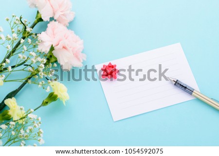Mother's Day, Carnation, a picture of the gift

