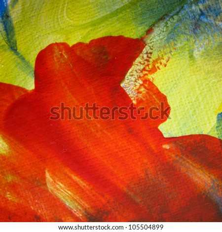 abstract bright painting background, made by myself Royalty-Free Stock Photo #105504899