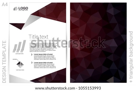 Dark Red vector  background for presentations. Blurred decorative design in abstract style with textbox. Pattern for ads, leaflets, labels of your business.