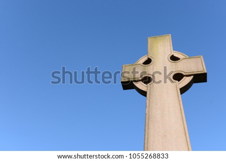 A cross in the sky