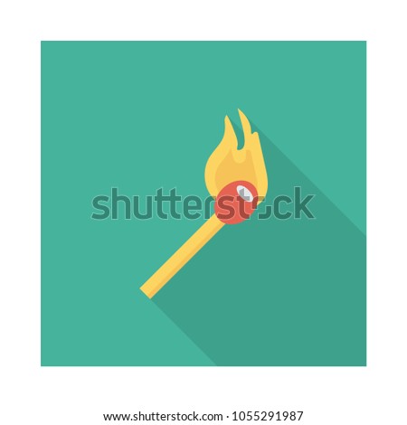  match-stick flame fire