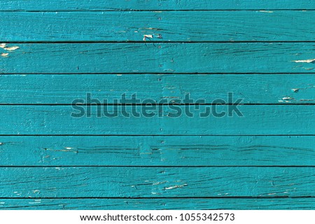 Old blue painted boards for use as a background.