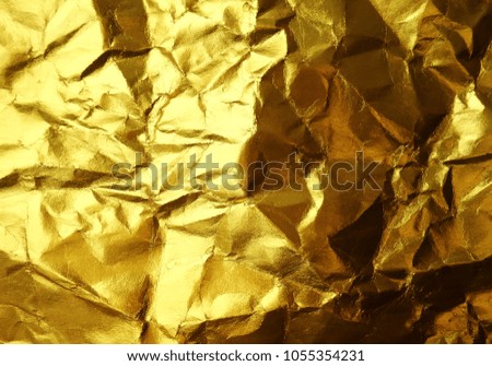 Gold paper texture,top view,gold background