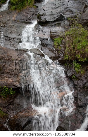 Amicalola Falls, North Georgia, USA, waterfall for tourist to enjoy
