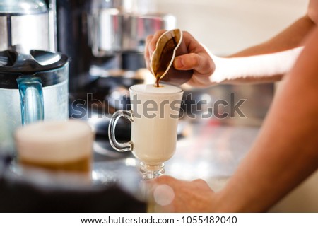 Barista Parepare Coffee Working Order Concept