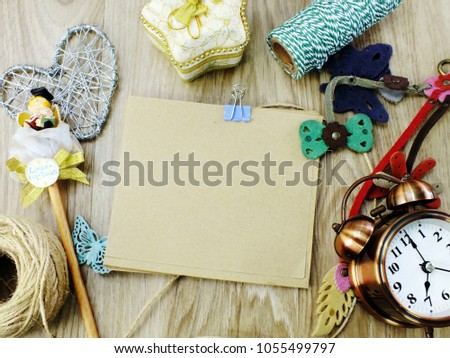 top view paper background mockup and stationary flat lay top view