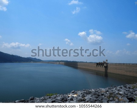 The vast dam, Thailand