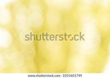 Yellow bokeh texture background from nature