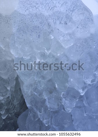 ice sculptures frozen waterfall