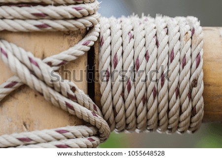 Rope Covered Pillar
