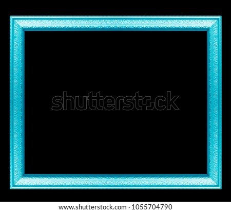 Frame isolated on a black background.