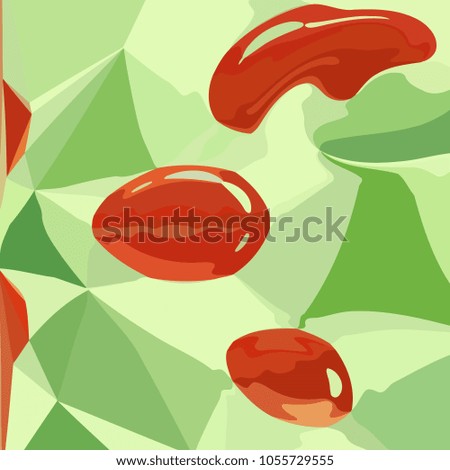 Abstract modern art composition for design
