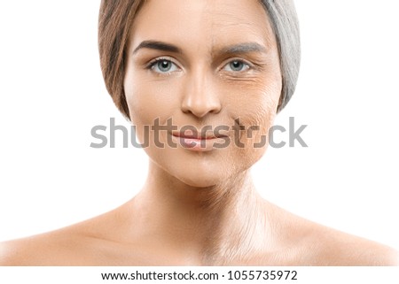 Aging And Skin Care Concept Face Of Young Woman Royalty Free Stock Photo Avopix Com