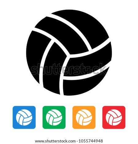 Volleyball flat icon