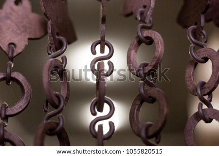 wooden chain texture