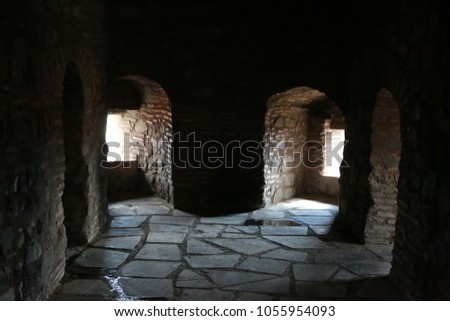 dark stone castle