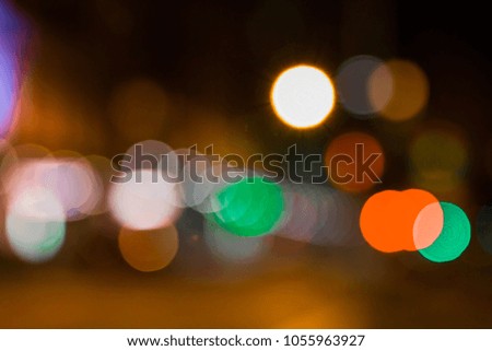 color of Bokeh,Blurred background