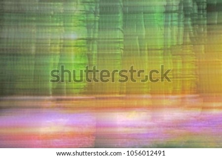 Blurred abstract background : Wild flowers in spring forest