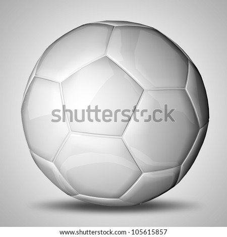 White Soccer ball