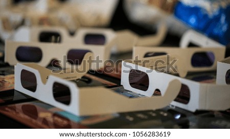Group of 3d glasses