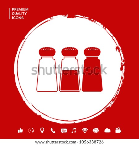 Salt or pepper shakers - set
