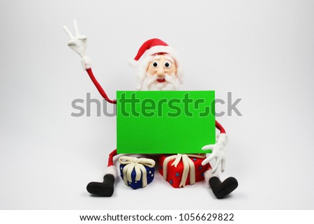 santa claus for christmas day poster
