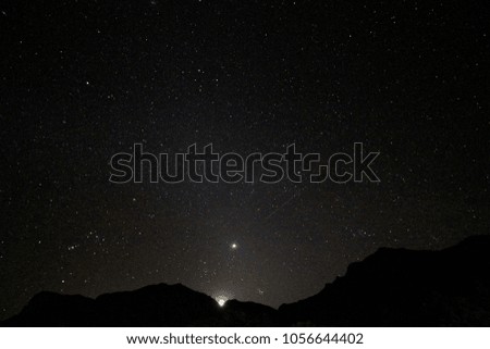 Starry Nights, Milky Way, Shooting Stars, Venus and Moon