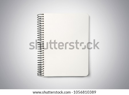White notepad on desk