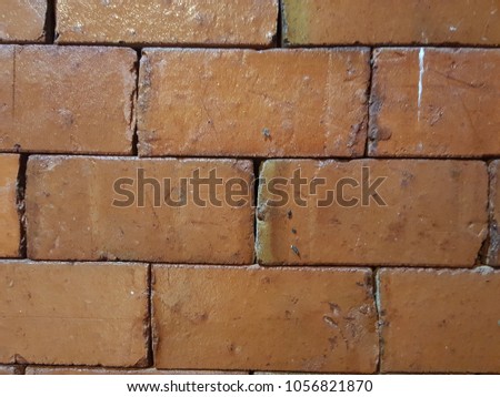 
Brick square patterned brown background.