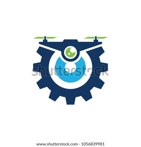 Drone Gear Logo Icon Design