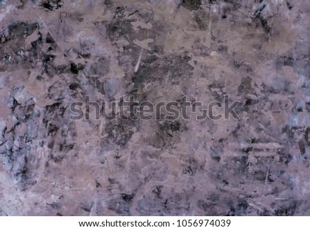Grey putty or oil abstract background. Picture.
