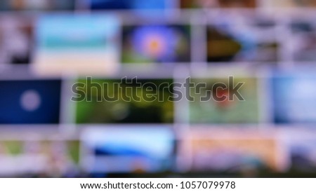 Search photos on microstock blurred for background