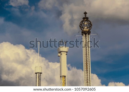 Stockholm city's big and high towers