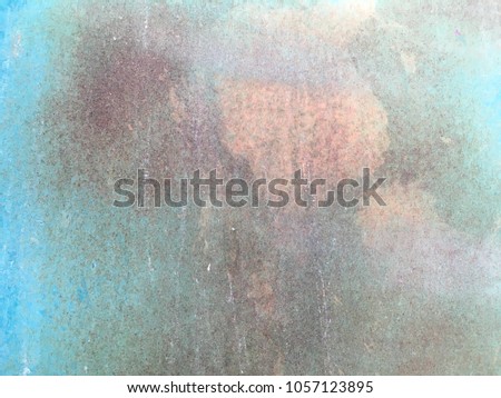 Old green metal plate background and texture