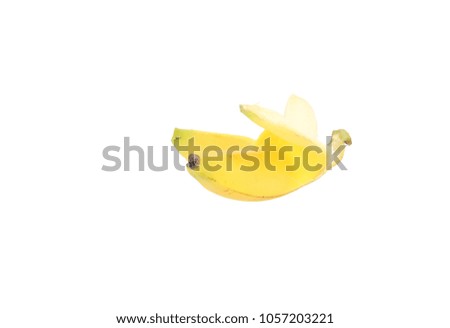 Banana single half open 2