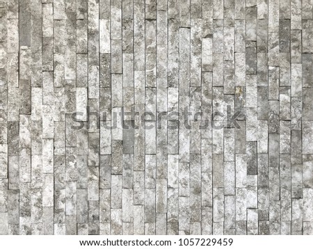 Texture of grey brick wall. Background and detail.