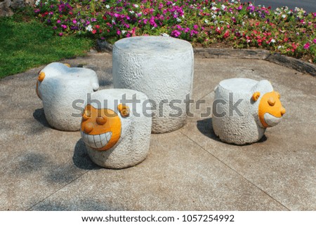Lovely Table Sheep in the Garden