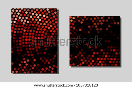 Light Redvector pattern for posters. Beautiful colored sample in A4 size. Pattern for ads, leaflets, labels of your business.