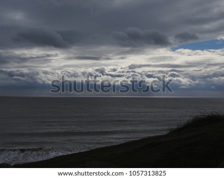 Stormy Sky over the Sea