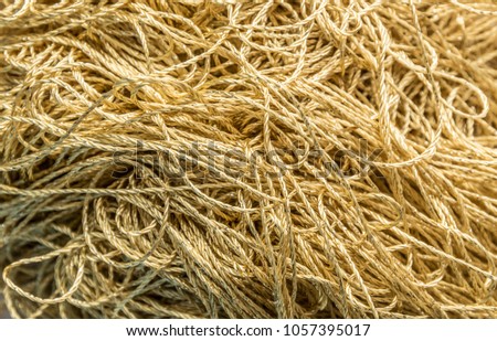 Gold threads, weave